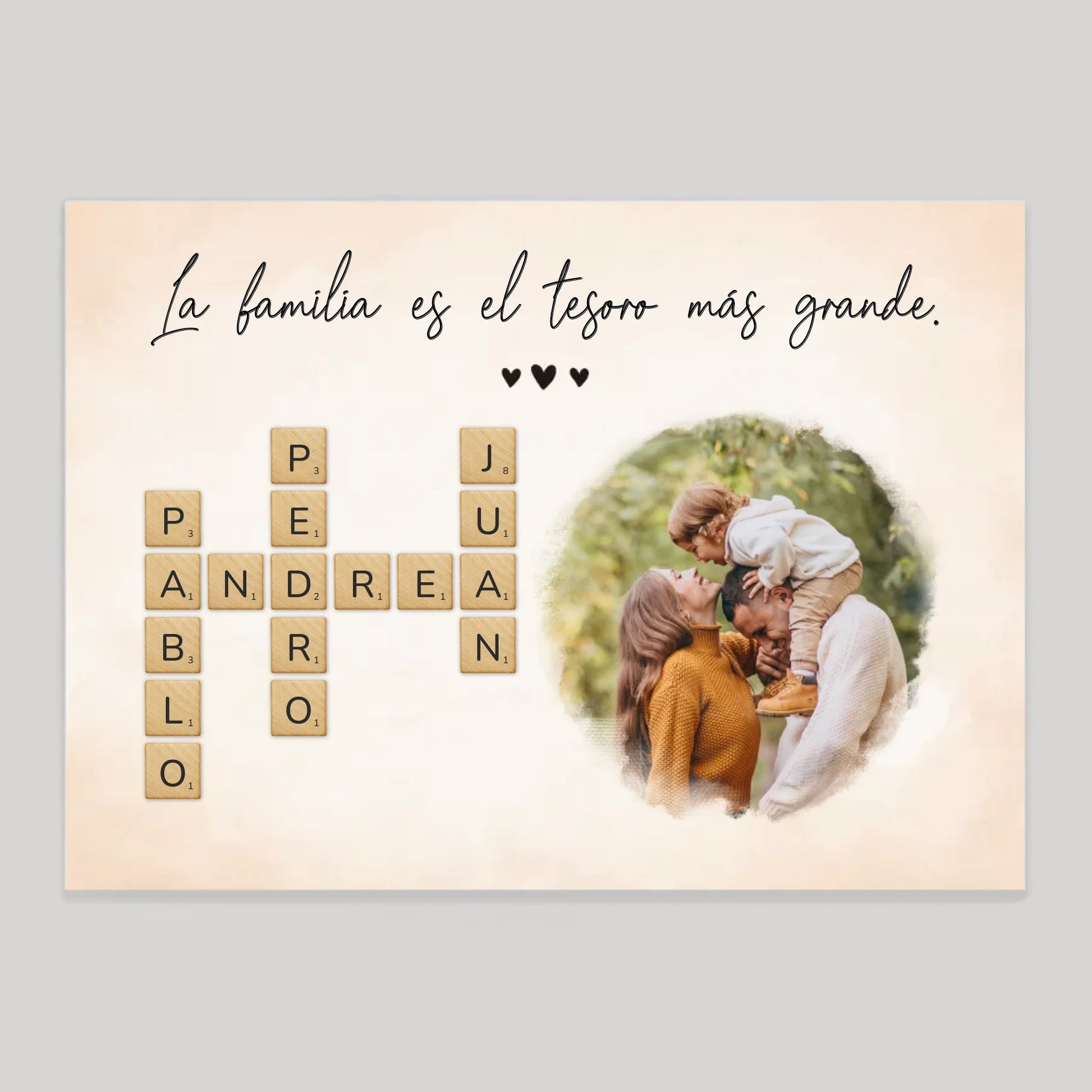Affiche personnalisée cadeau