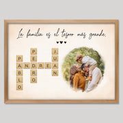 Cadre bois personnalisé cadeau