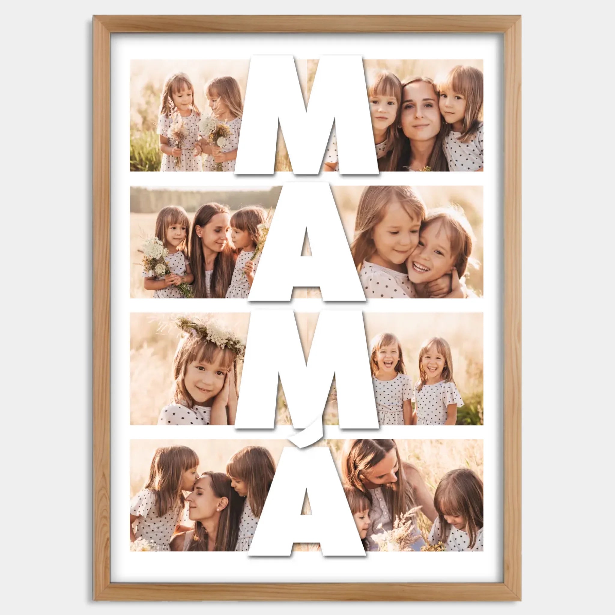 Cadre bois personnalisé cadeau