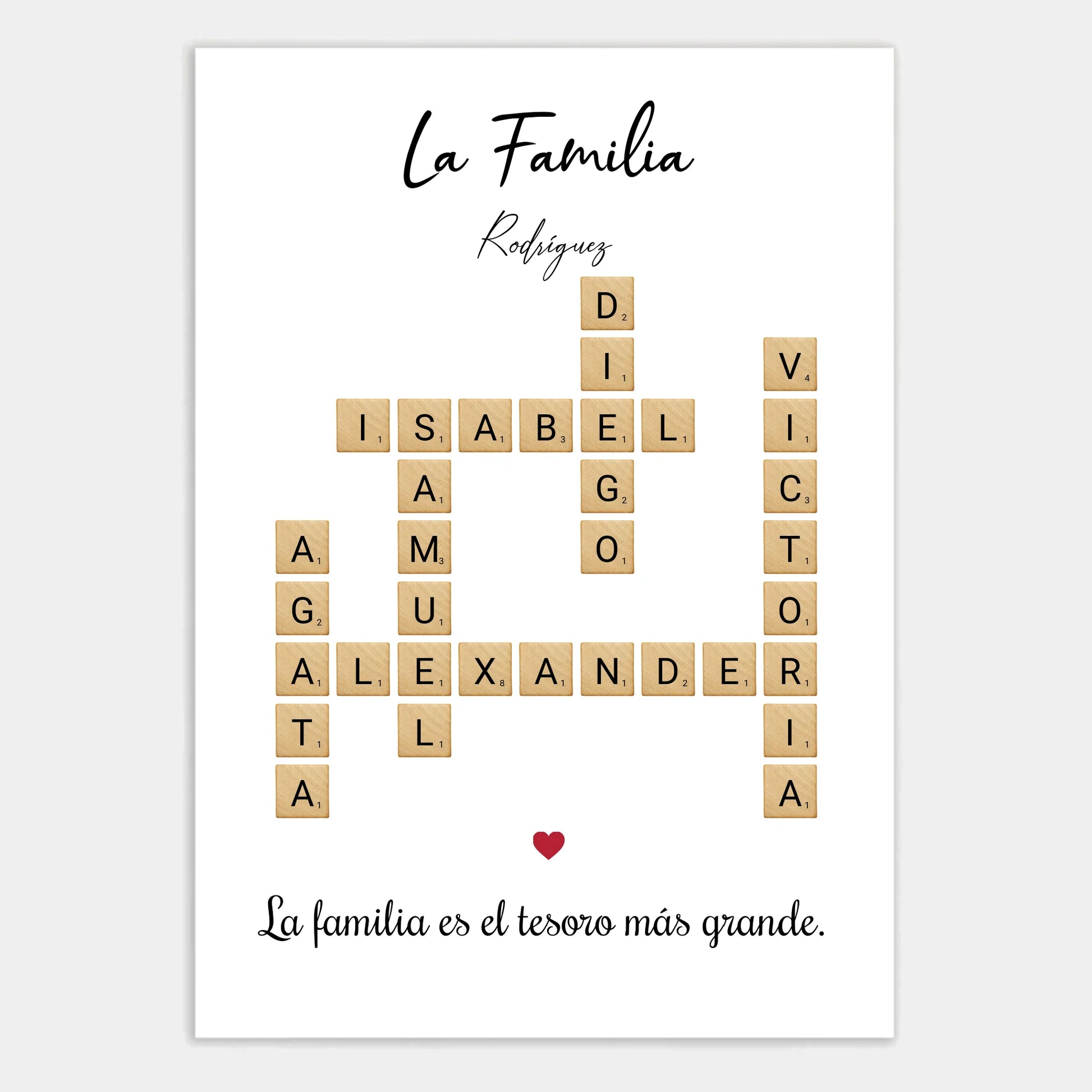 Affiche personnalisée cadeau
