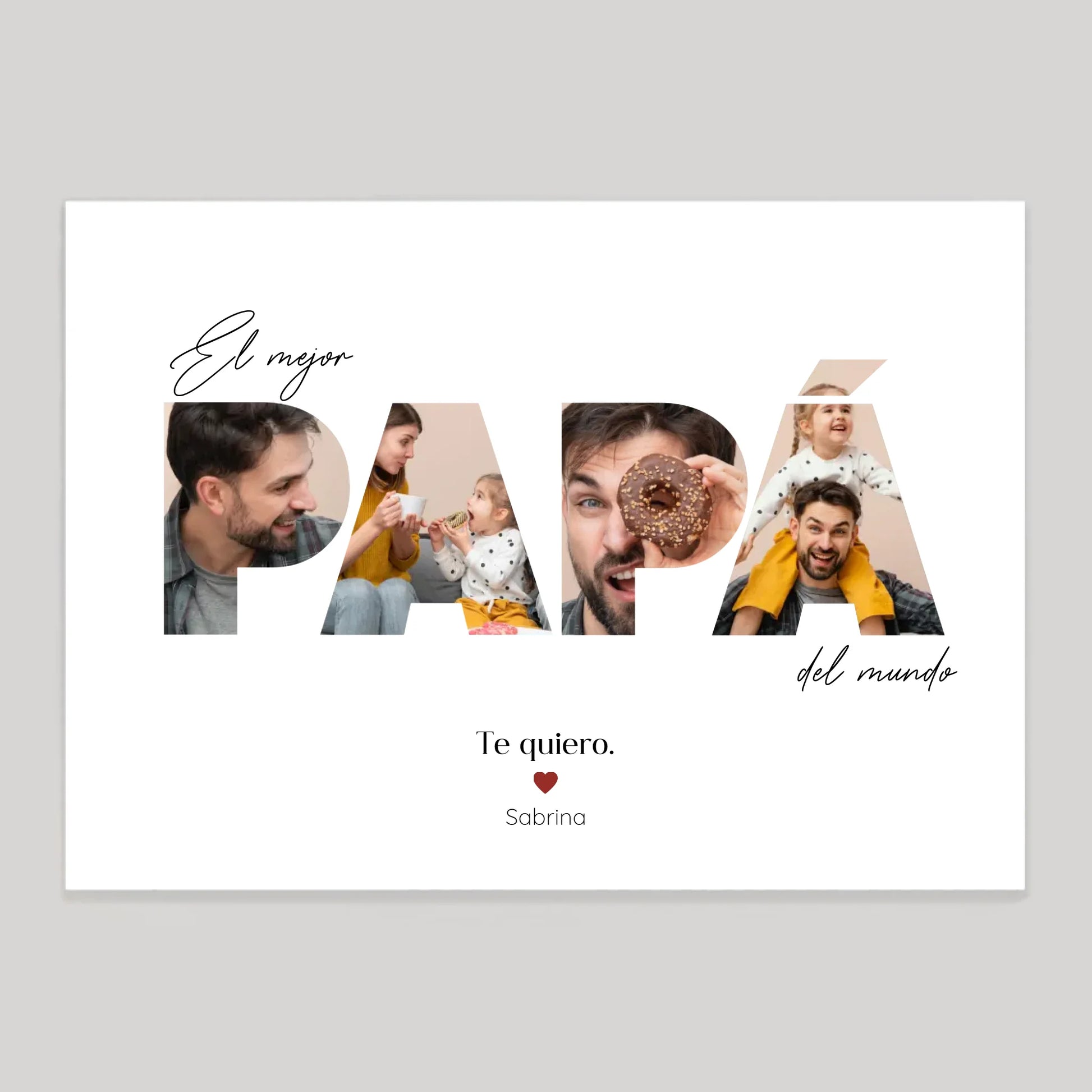 Affiche personnalisée cadeau