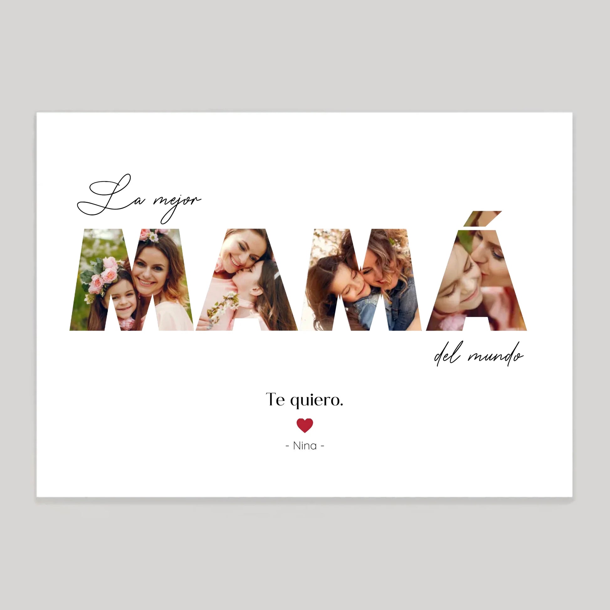 Affiche personnalisée cadeau