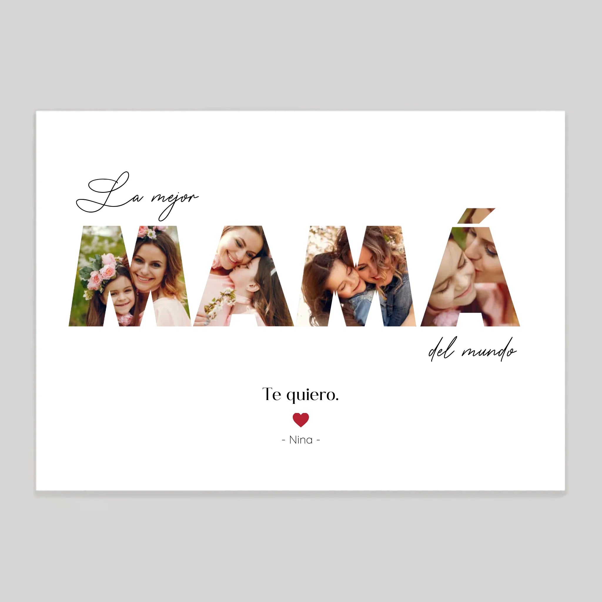 Affiche personnalisée cadeau