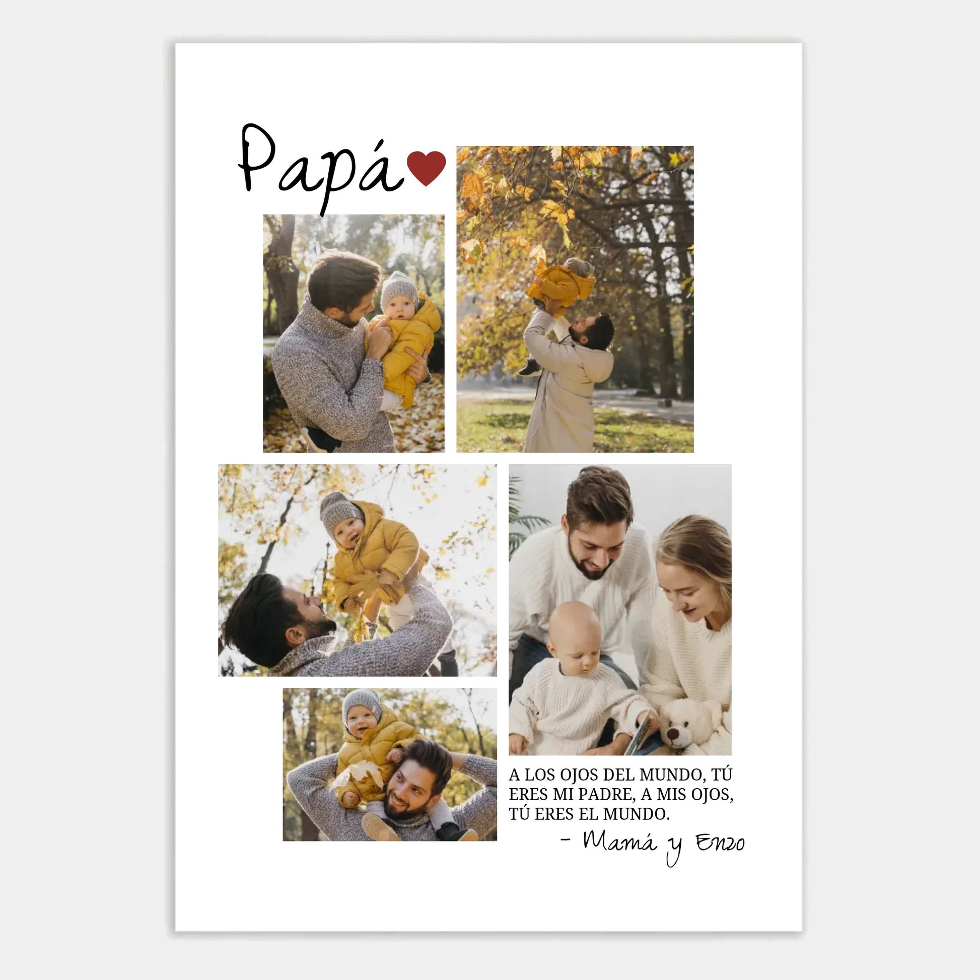 Affiche personnalisée cadeau