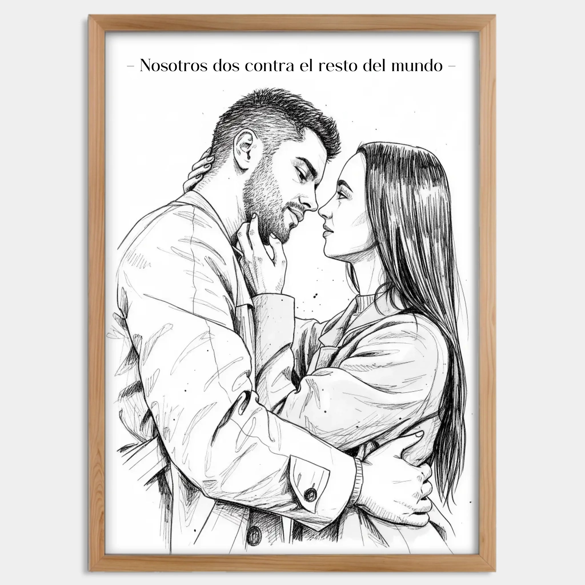 Cadre bois personnalisé cadeau